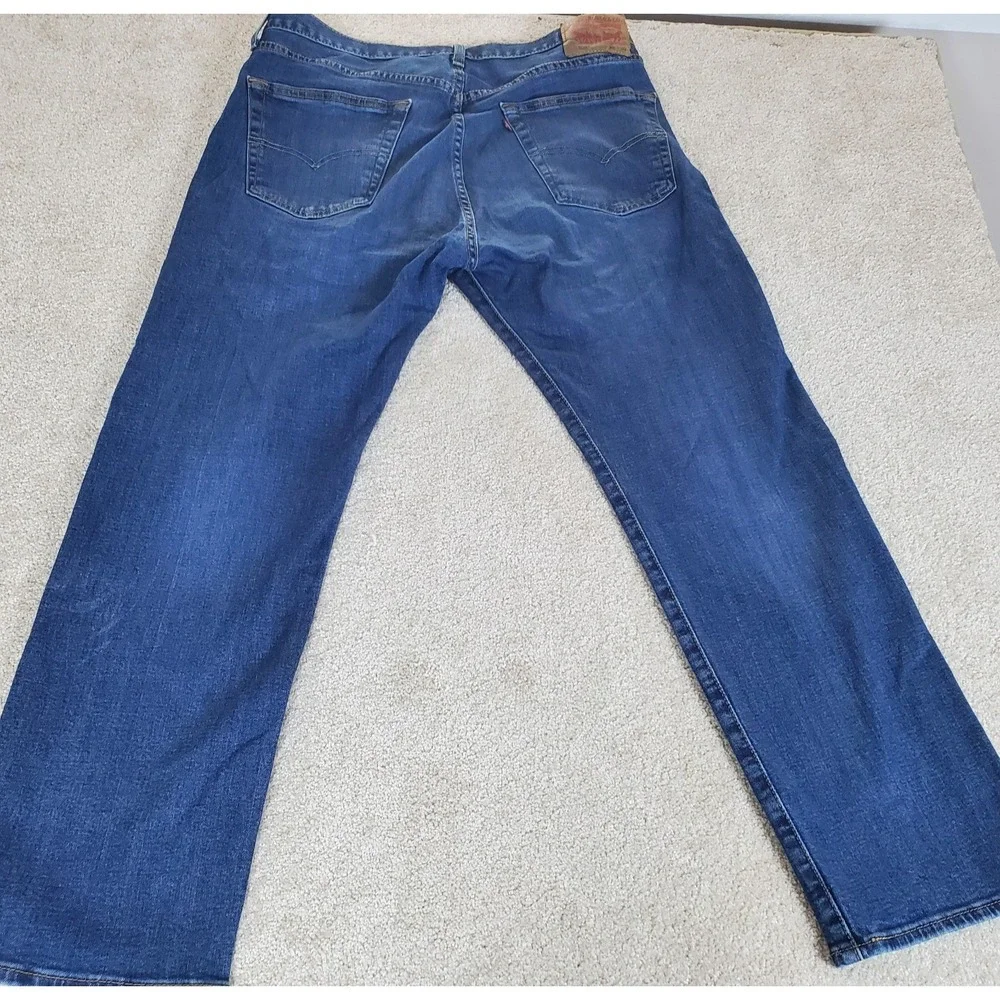 LEVIS 501 Men's Blue‎ Jeans 36X30 ACTUAL MEASURE 36X29.5 Straight Button Fly Y2K